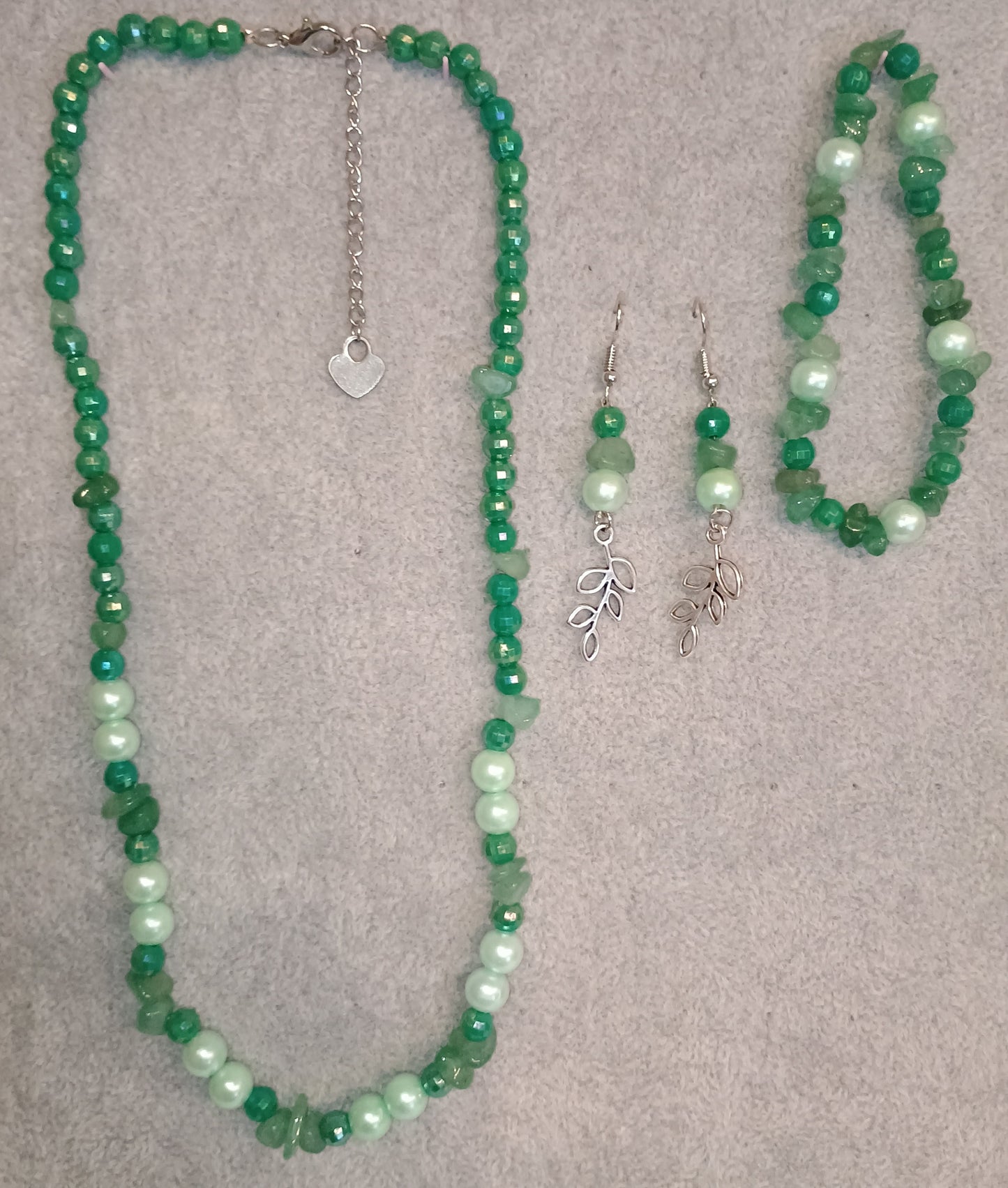 Aventurin Naturstein Schmuck Set