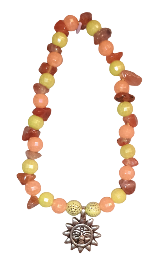 Sonnenstein Naturstein Armband