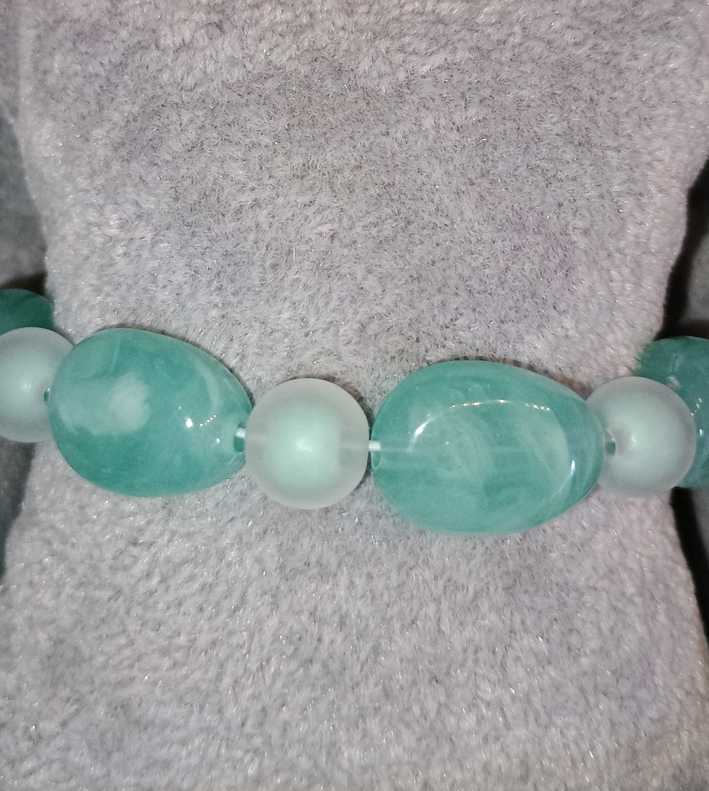 Armband türkise Perlen Steine blau