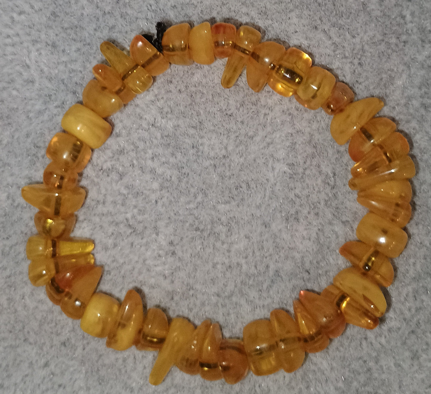 Kinder Armband Splitter Bersteinfarben