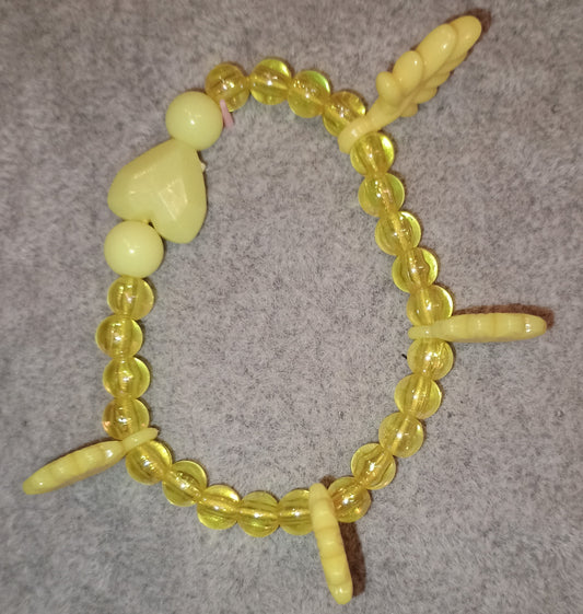 Kinder Armband gelb