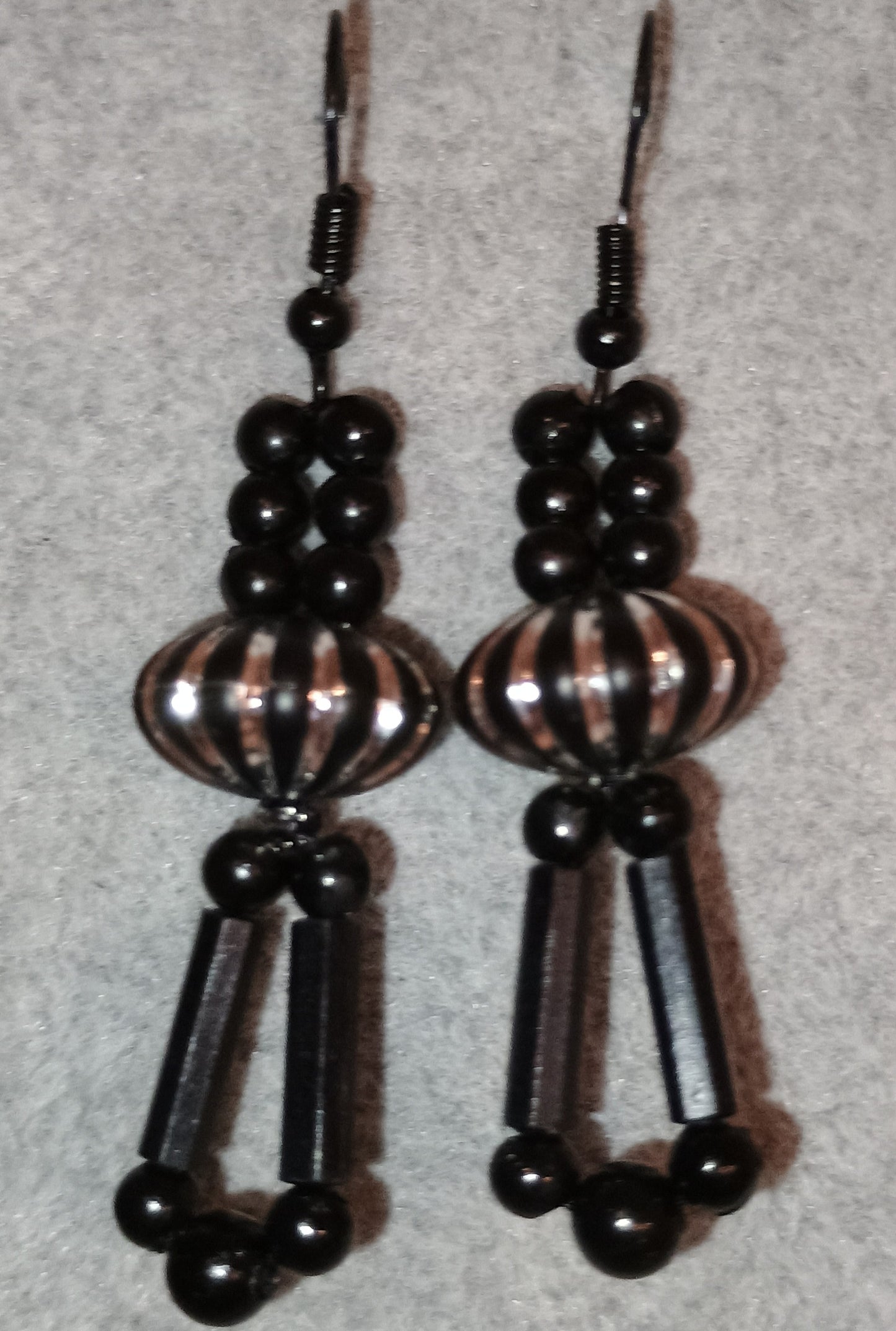 Gothic Perlen Ohrhänger