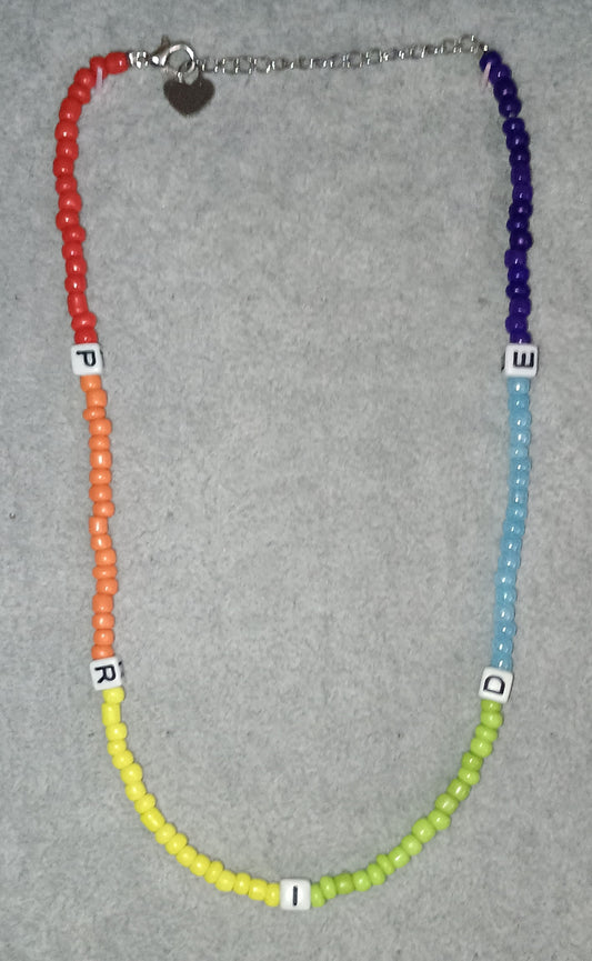 Pride LGBT+ Perlen Choker